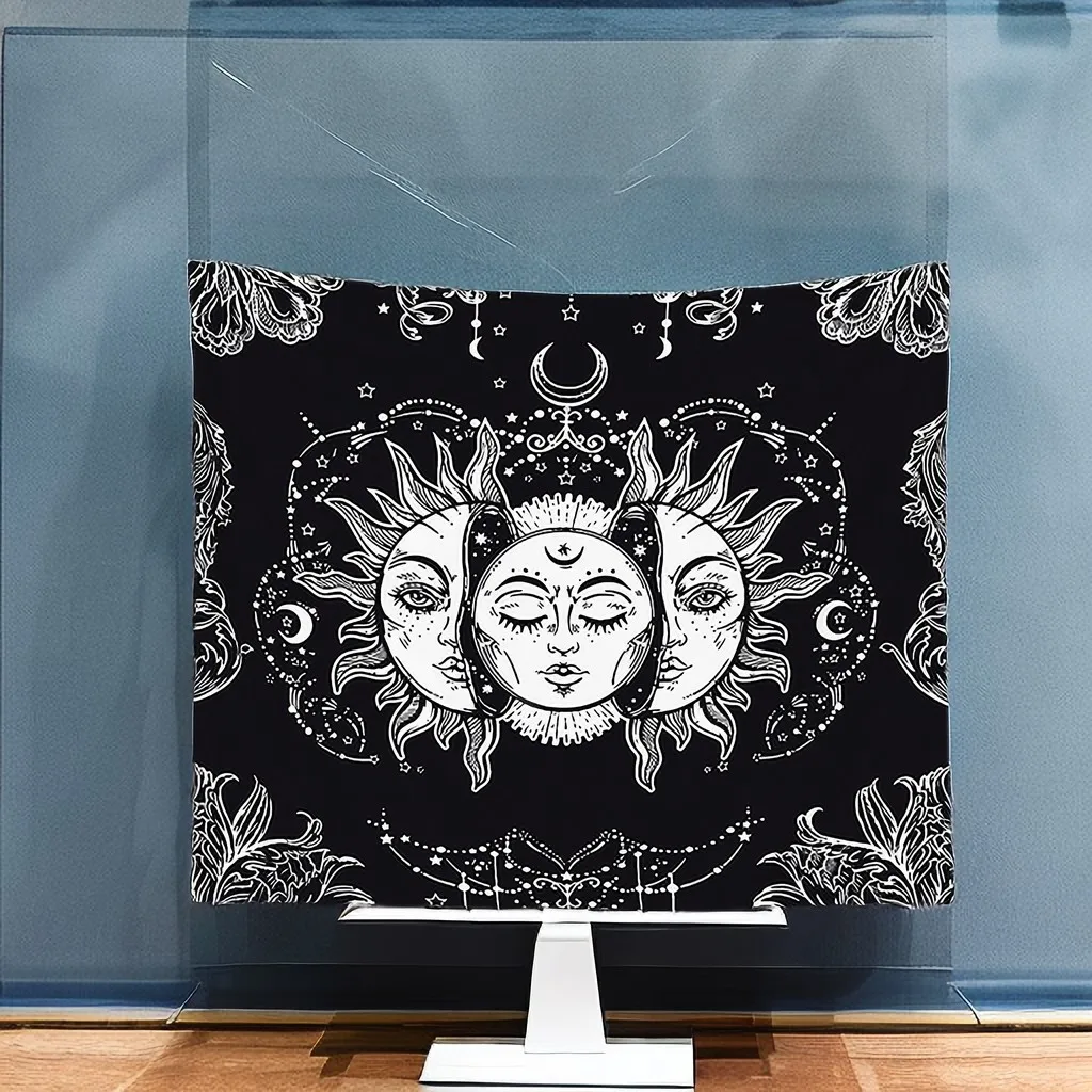 

New Mandala Tapestry White Black Sun Room Home Decoration AccessoriesTapestry Hanging Tarot Hippie Wall Rugs Dorm Decor Blanket