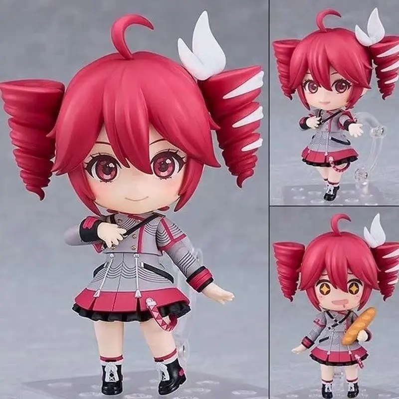 Cartoon Cute Q Version Kasane Teto Posable Action Figure - Anime Collectible Desktop Decor