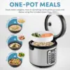 Professional 20-Cup (Cooked) / 5Qt. Digital Rice Cooker, Steamer, and Slow Cooker Pot with 10 Smart Cooking Modes 2