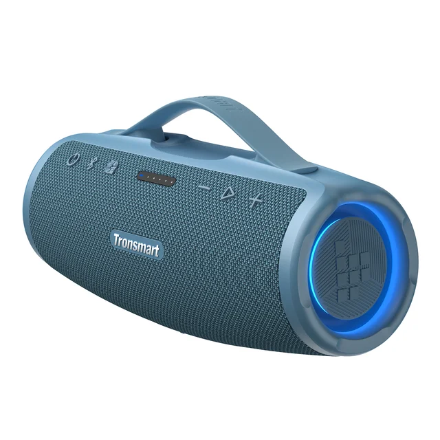 Top Tronsmart Mirtune S100 Speaker 50W Bluetooth Speaker with IPX7 Waterproof, APP Control, Built-in Powerbank & Retractable 2