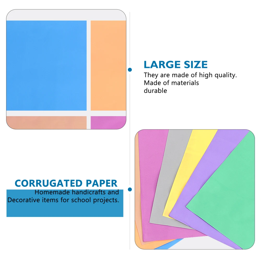 10 Sheets Thick Multicolor A4 Sponge Eva Foam Paper Kids Handmade