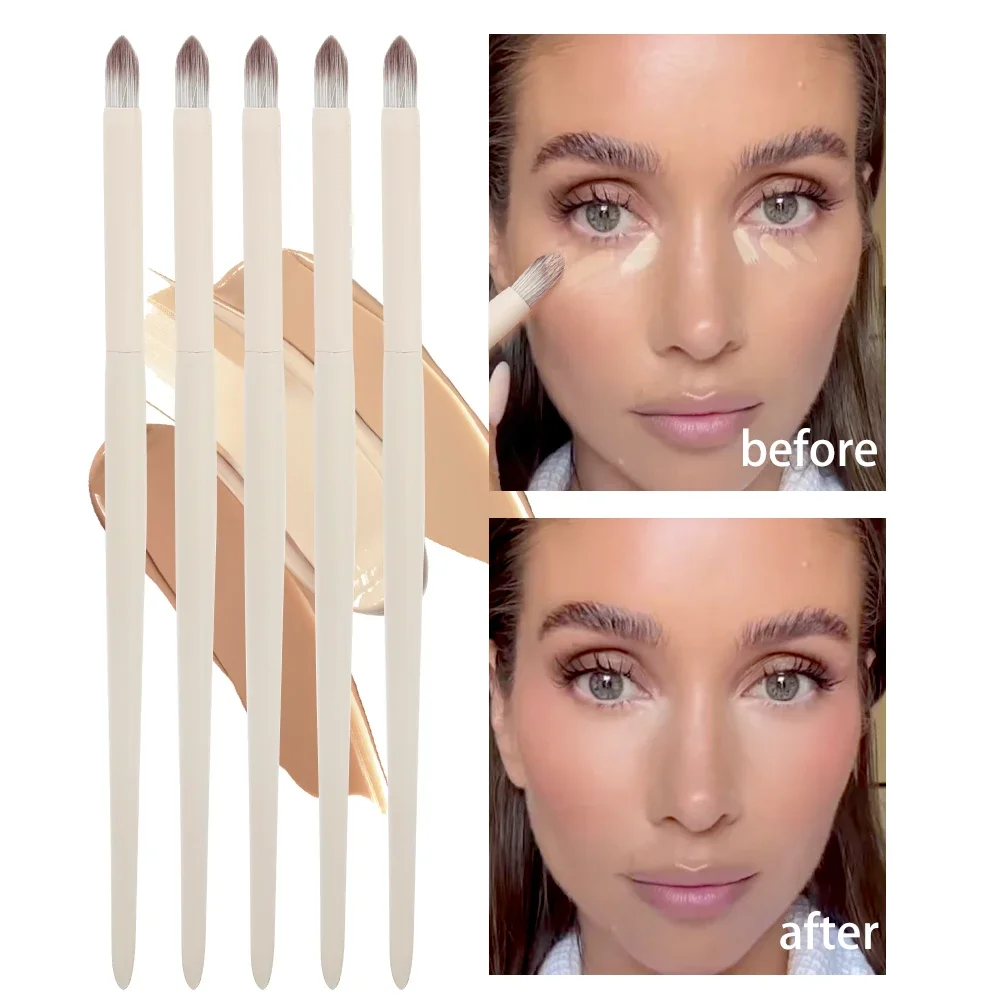 Professional Concealer Brushes Pencil Head Cover Dark Circles Acne Foundation Makeup Brushes Face Detail Cosmetics Beauty Tools makeup brush set makeup brush