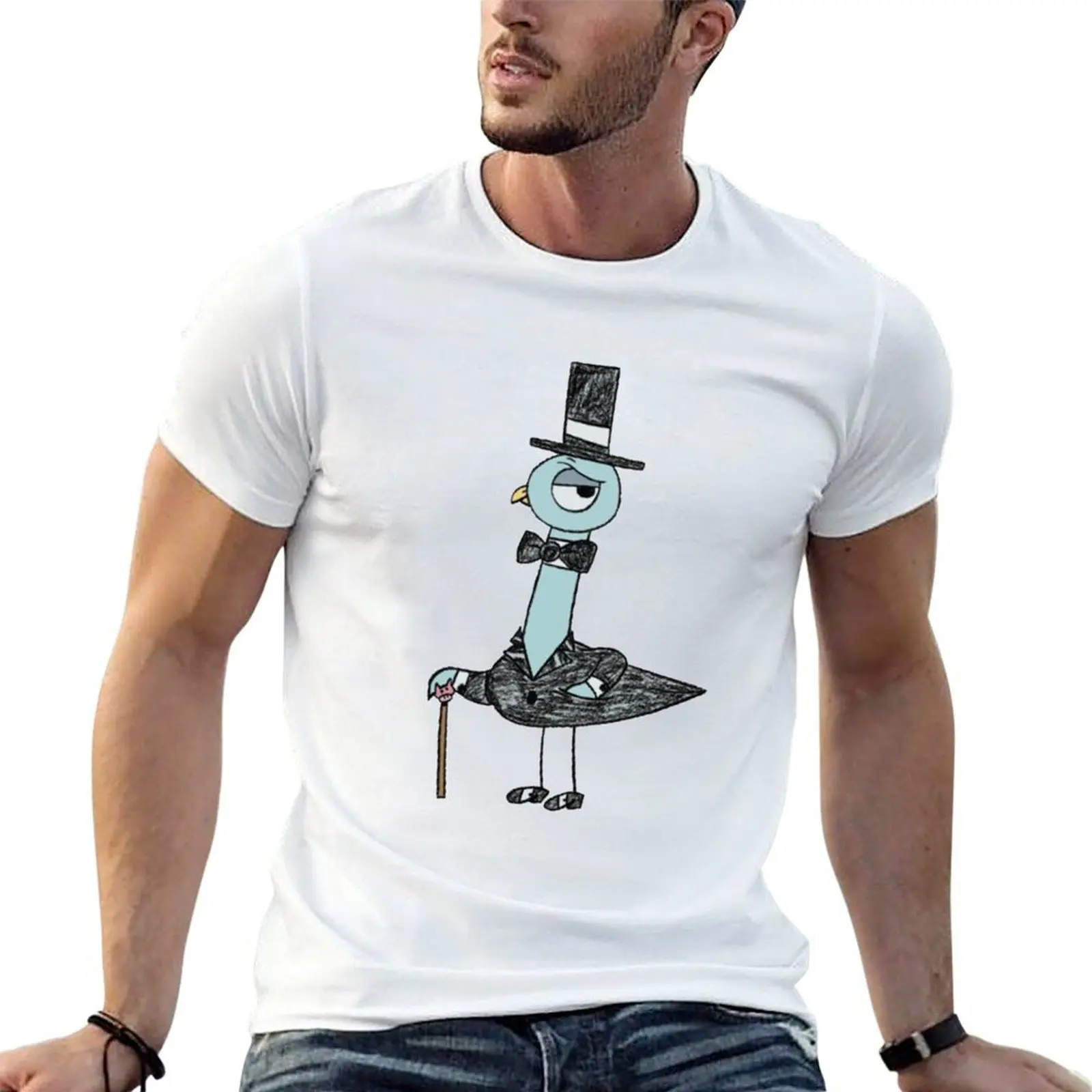 

Don’t Let the Pigeon Drive the Bus Classic T-shirt blanks oversizeds Men's cotton t-shirt