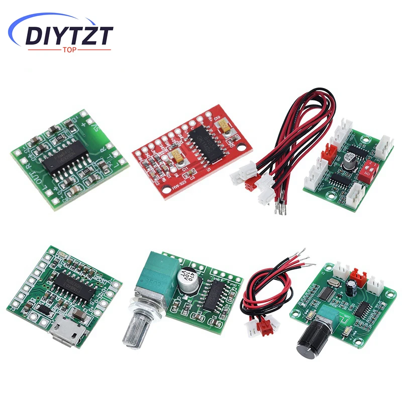 DIYTZT PAM8403 슈퍼 미니 디지털 앰프 보드 2*3W 5W 클래스 D 디지털 2.5V  5V 소형 스테레오 앰프 앰프 보드