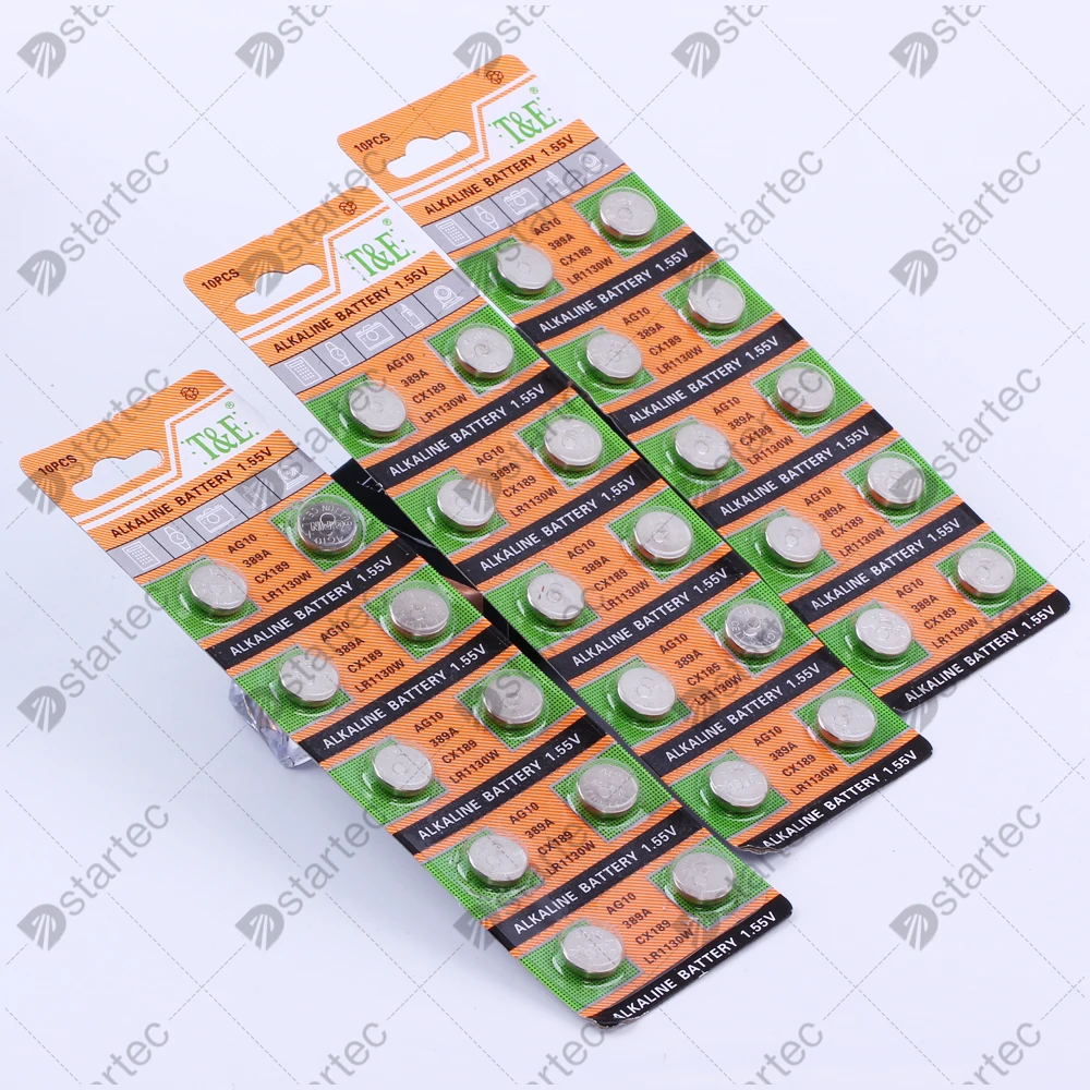 50pcs Lr1130 Lr 1130 1.5v Button Cell Coin 189 Ag10 V10ga L1131 Sr1130w  Sr1130 389 Lr54 Sr54 Watch Alkaline Battery - Button Cell Batteries -  AliExpress