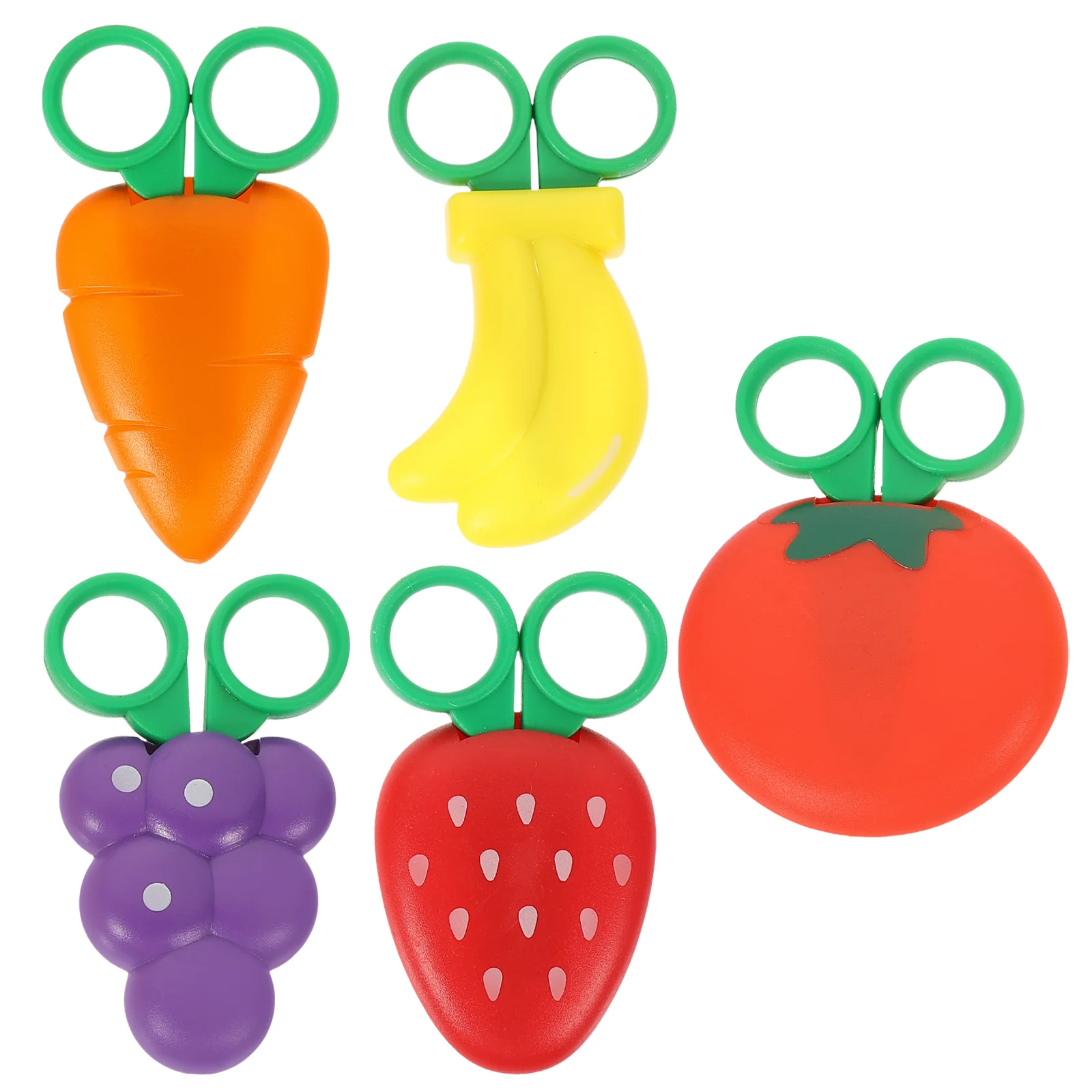 Fruit Shape Scissors Children Kids Ages 8-10 School Bulk Sewing 3-5 Toddler  Safety Classroom Fridge Magnets
