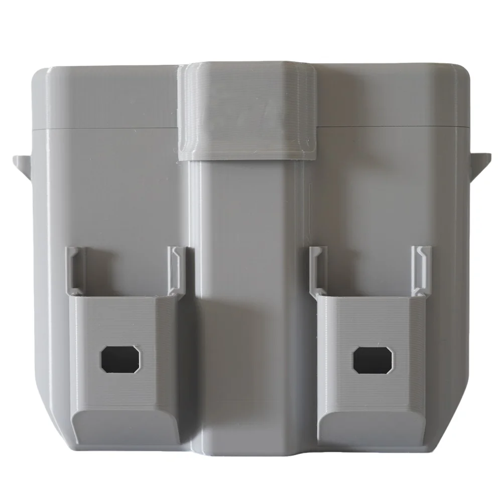 Intérieur de l'étui de protection pour DJI Neo 2, compartiments piles et mousse sur mesure pour accessoires.