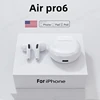 NEW Original Air Pro 6 TWS Wireless Headphones Fone Bluetooth Earphones Mic Pods In Ear Earbuds Earbuds sport Headset For Xiaomi 2