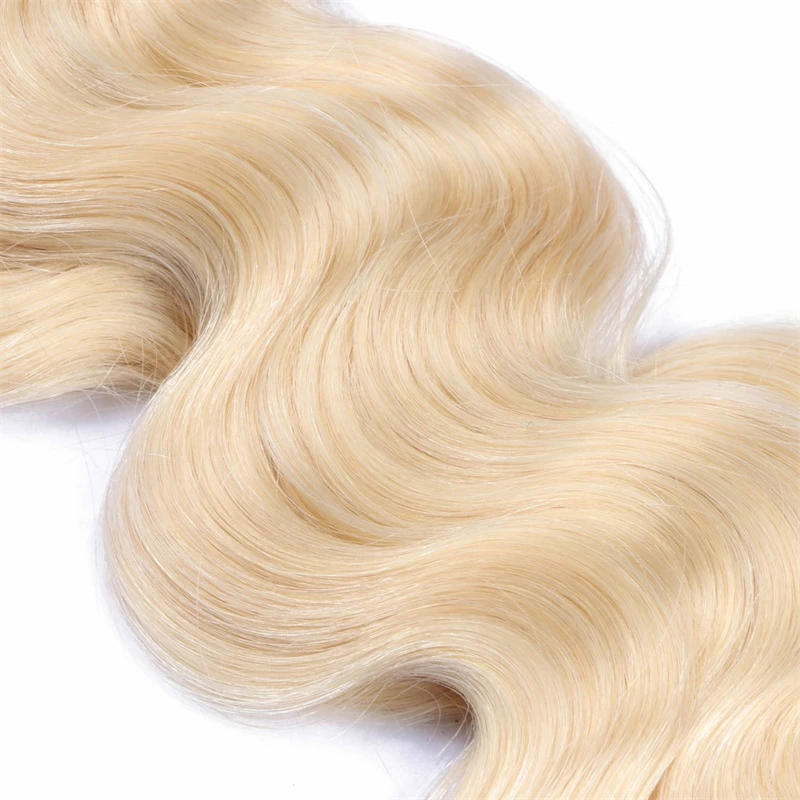 Body Wave #613 Blonde Tape In Human Hair Extensions 14-28inch Mongolian Remy Double Sided Adhesive Skin Weft Hair Extensions