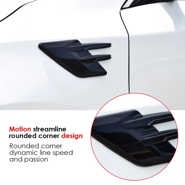 Universal Car Hood Air Flow Intake Vent Cover Sticker Exterior Decor Car  Decoration Simulation Vent Modified Air Intake - AliExpress