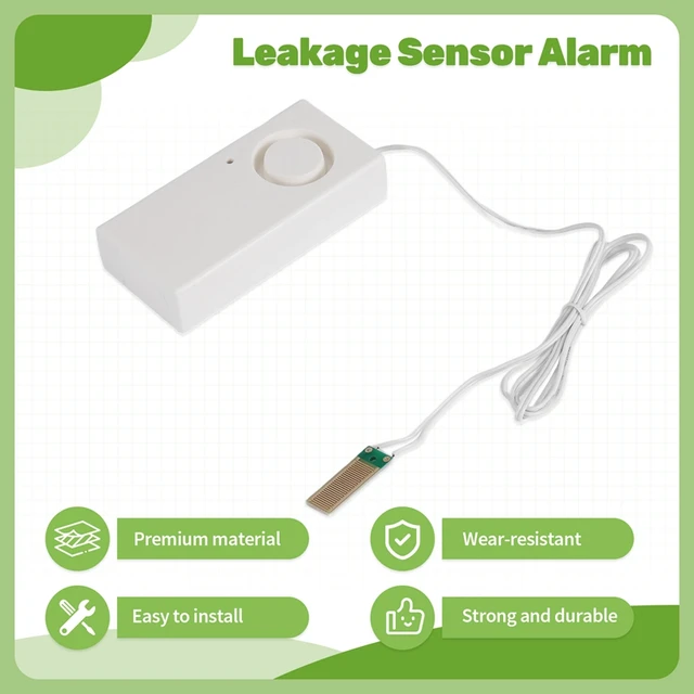 T36C  Home Alarm Water Leakage Spot Alarm Detector Independent Water Leak Sensor Detection Flood Alert Overflow Security Alarm 3