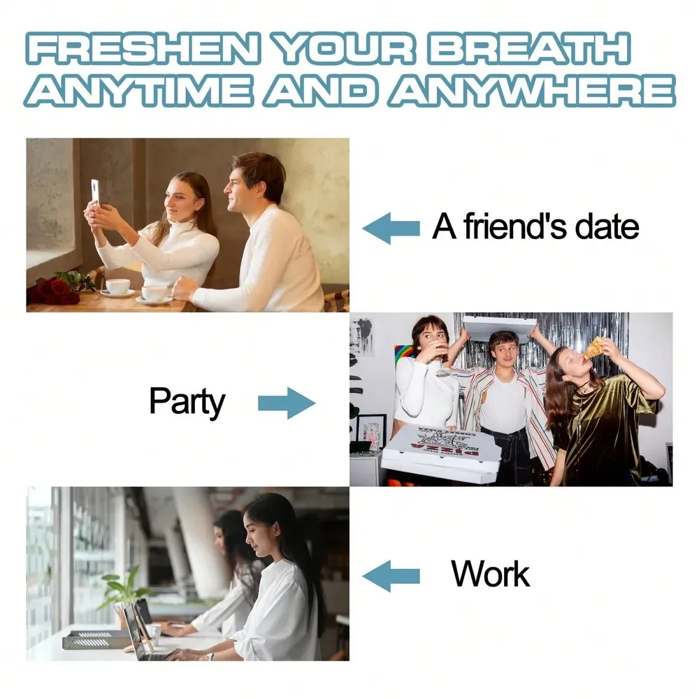 Blueberry Fresh Breath Oral Spray - 30ml, Moisturizing & Essential