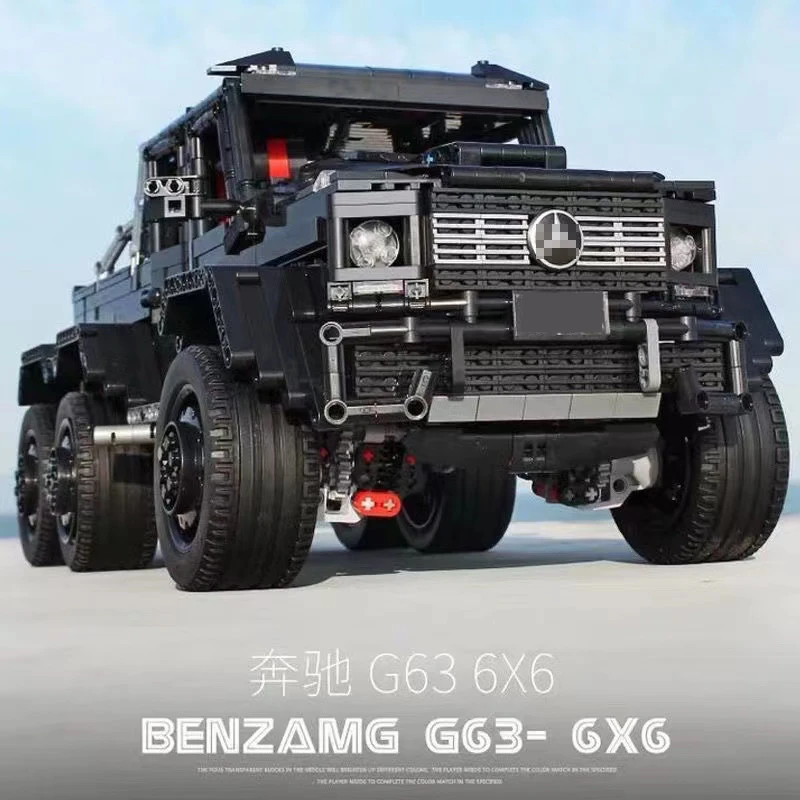 High-Tech App Motor Rc Off-Road 6X6 Land Model Moc Building Blocks 1:8 Cruiser Cars Toys For Boy Enthium Gifts 3300Pcs