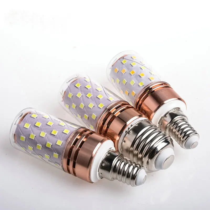 

E27 LED Corn Light Bulb 12W Cool White 6000K, 1450LM, 360° Beam Angle, Equivalent to 100W E14 Halogen Bulbs, Small Edison Screw