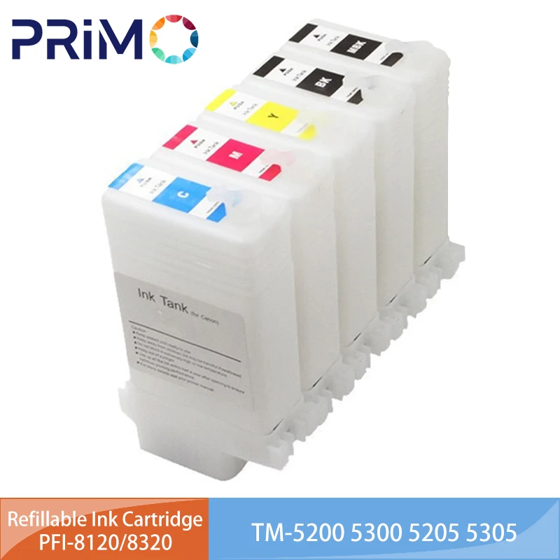 PFI-8120 PFI-8320 리필 잉크 카트리지, 캐논 TM5200 TM5300 TM5205 TM5305 TM-5200 TM-5300 TM-5205 TM-5305 칩 없음