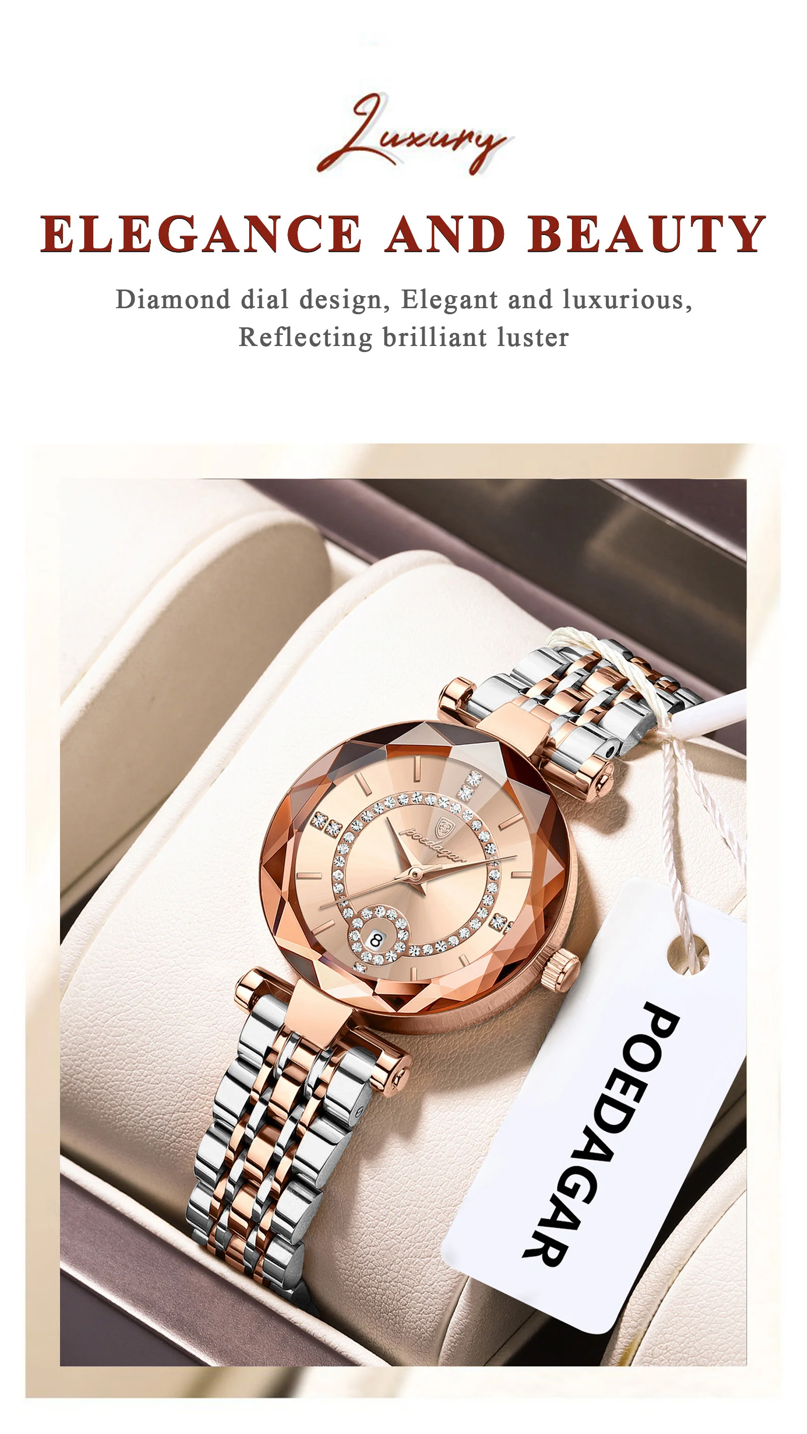 POEDAGAR Orologio da donna - Dettaglio quadrante