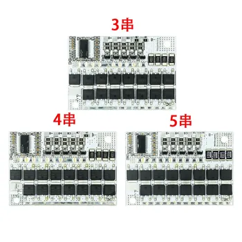 Scheda di Protezione Batteria al Litio 3S 4S 5S 3.2V 3.7V BMS 12V 21V 100A Li-ion LMO Ternaria con Bilanciamento di Carica per Li-POLYMER