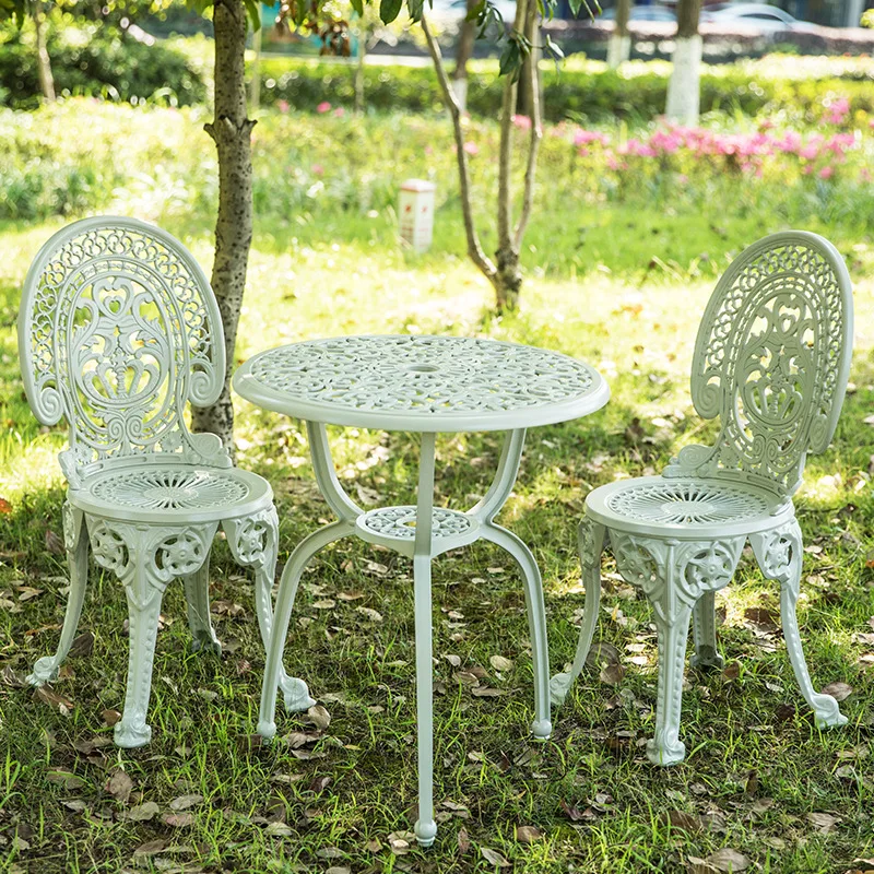 

Removable Tables and Chairs Set Outdoor Aluminum Alloy Garden Chairs Outdoor Furniture Balcony Courtyard Apartment Hotel Chair