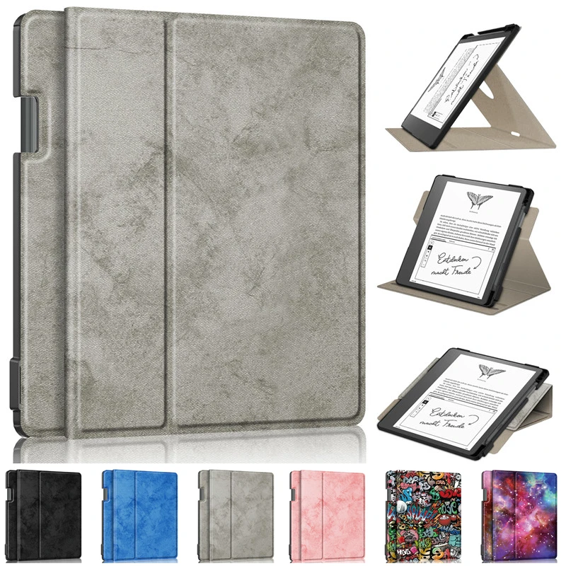 Per Kindle Scribe Case Con Portapenne Rotazione Di 360 Gradi Supporto Multi-Angolo Tablet Cover Per Funda Kindle Scribe 2022 Case 10.2
