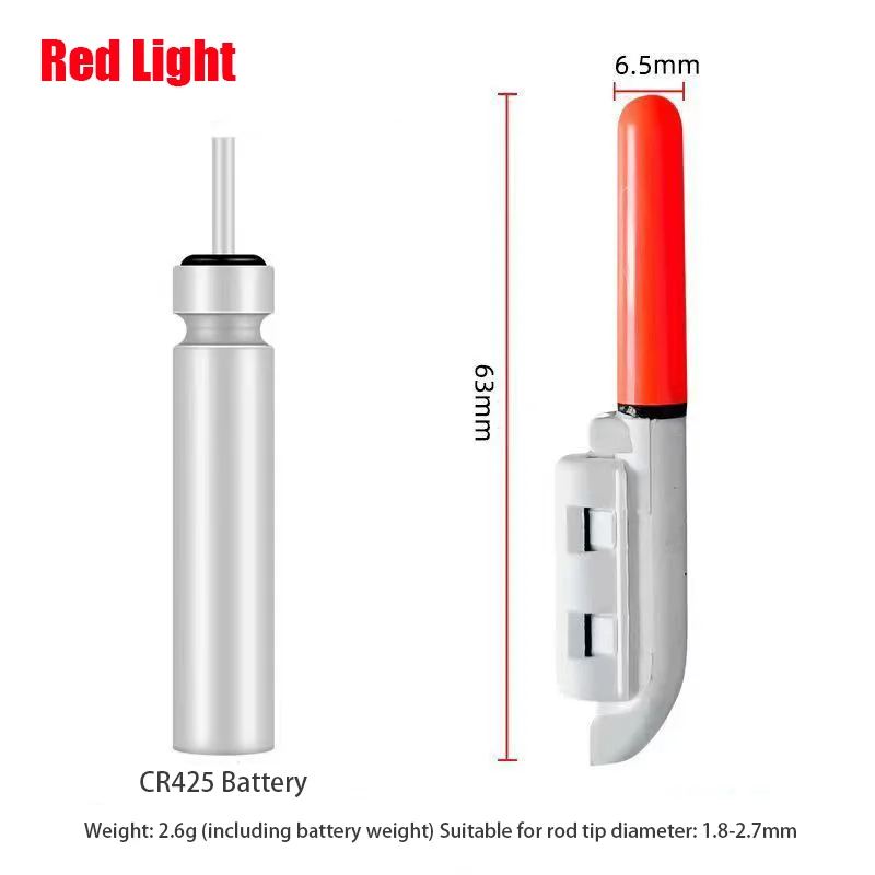 Night Fishing Electronic Rod LED Light Stick Luminous Glow Waterproof Rock Fishing Float Tackle Accessories 1PC CR425 Battery