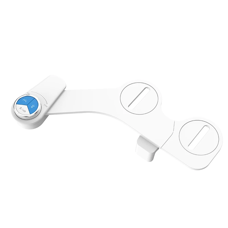Slim Bidet Attachment Bidet Non electric For Toilet Seat Handed Small Bidets Two Nozzles Self Cleaning Personal Hygiene toilet seat accessories