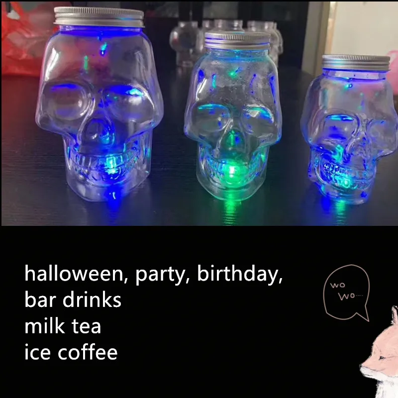 

Пластиковая бутылка с головкой черепа, 800 мл, 500 мл, 10 шт.