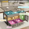 40" Lift Top Coffee Table, 4 in 1 Coffee Tables with Storage Cabinet for Living Room, Small Farmhouse Coffee Table 3