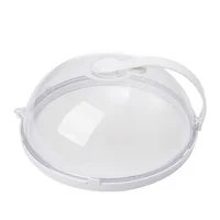 Couvercle anti-éclaboussures pour micro-ondes, couvercle chauffant pour four domestique, couvercle Transparent pour plaque, accessoires d'ustensiles de cuisine-AT64 4