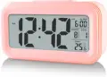 Pink alarm clock