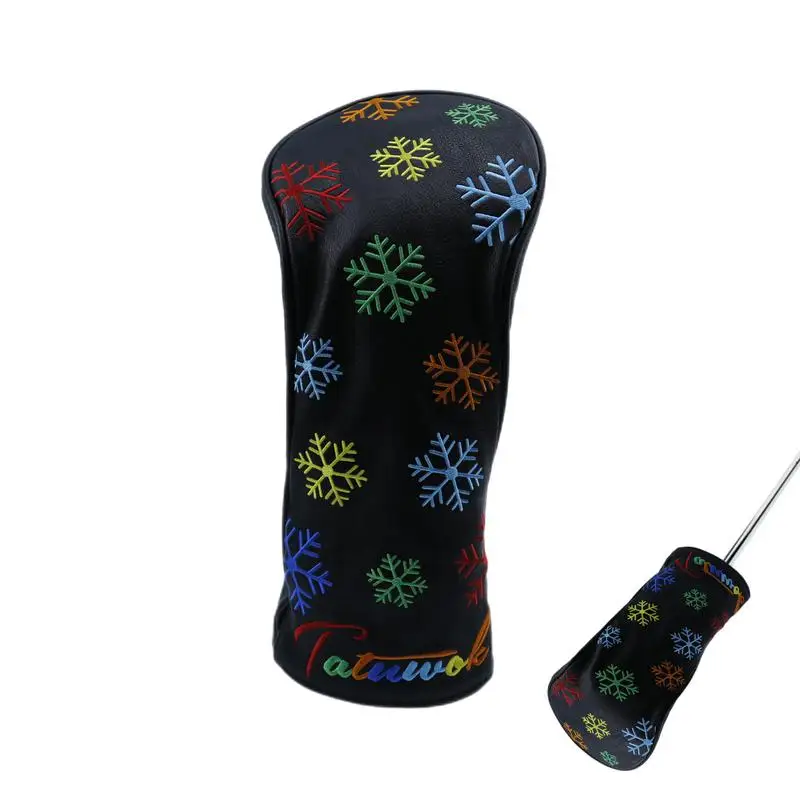 

Golf Club Covers Soft And Delicate Head Covers For Golf Clubs Lengthen And Thicken Golf Driver Covers With Snowflake Embroidery