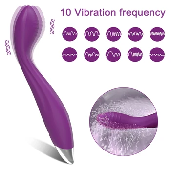 10 Modes G Spot Vibrator Dildo for Women Nipple Clitoris Stimulator Powerful Adults Goods Female Masturbation Sex Toys for woman 2