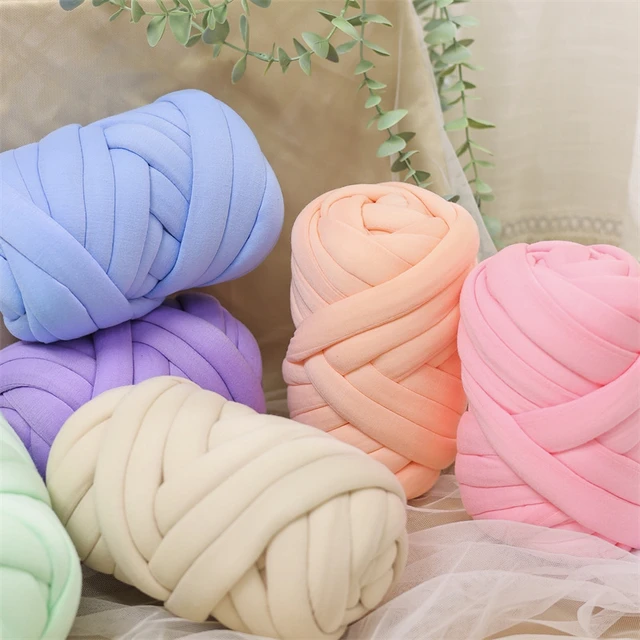 500G Super Bulky Chunky Yarn Velvet Thick Hand Knitting Woven Thread Basket  Blanket Carpets Giant Yarn DIY Arm Hand-knit Blanket - AliExpress