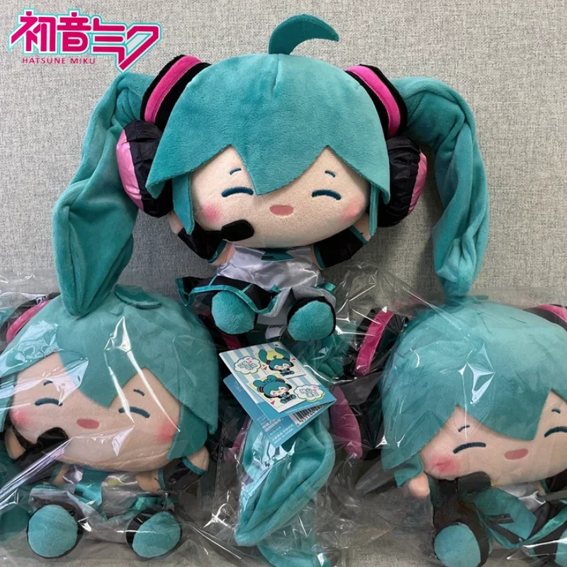 

Оригинальная плюшевая кукла Hatsune Miku из серии overjostyle, мягкая хлопковая подушка для девочки из мультфильма, подарок для куклы