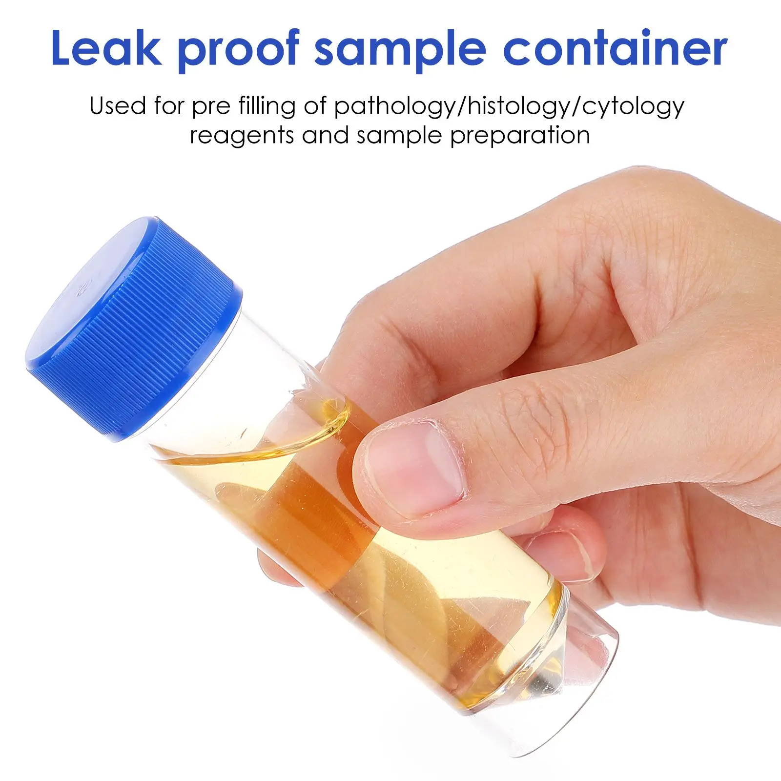 Pack of 10 Sample Bottle Plastic Specimen Cup Urine Containers Urine Container Pee Cup Test