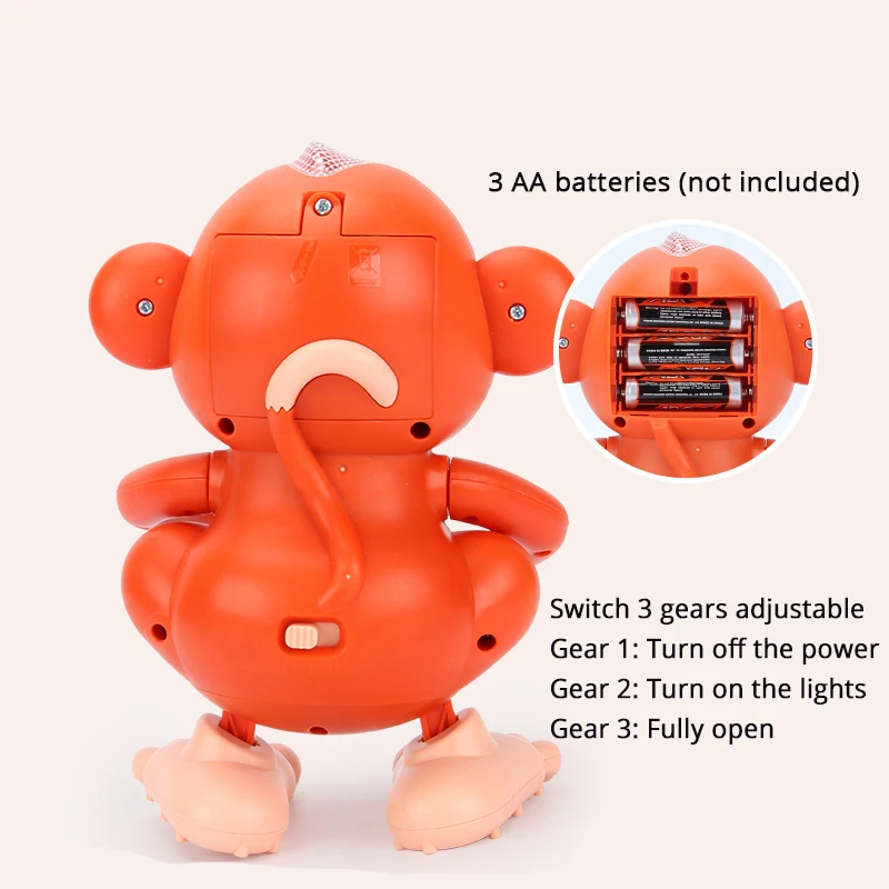 HOT SALE Children's Electric Dancing Monkey Singing Cartoon Toys Swing Walking Monkey Toy Phone Musical Toys Gift 4