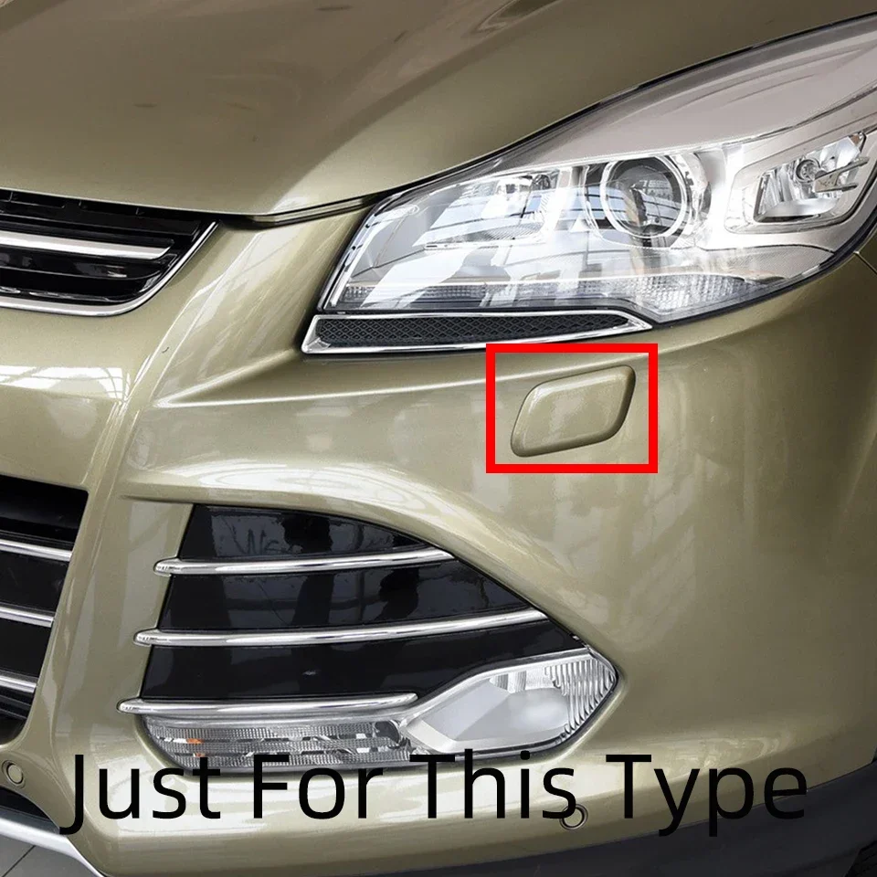 Ford Kuga 2013 2014 2015 Escape Front Bumper Headlight Washer Spray Nozzle Cover car headlight washer nozzle cover