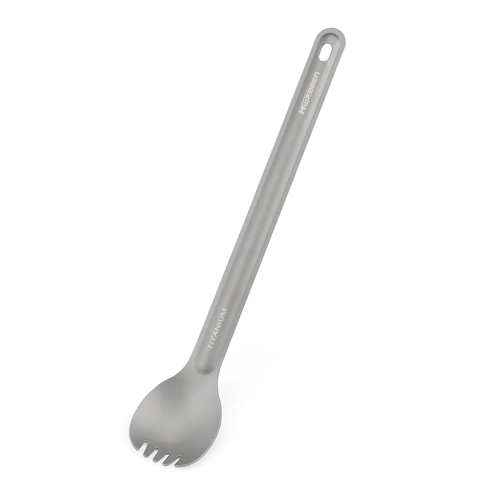  slider image of Titanium Long Handle Spoon