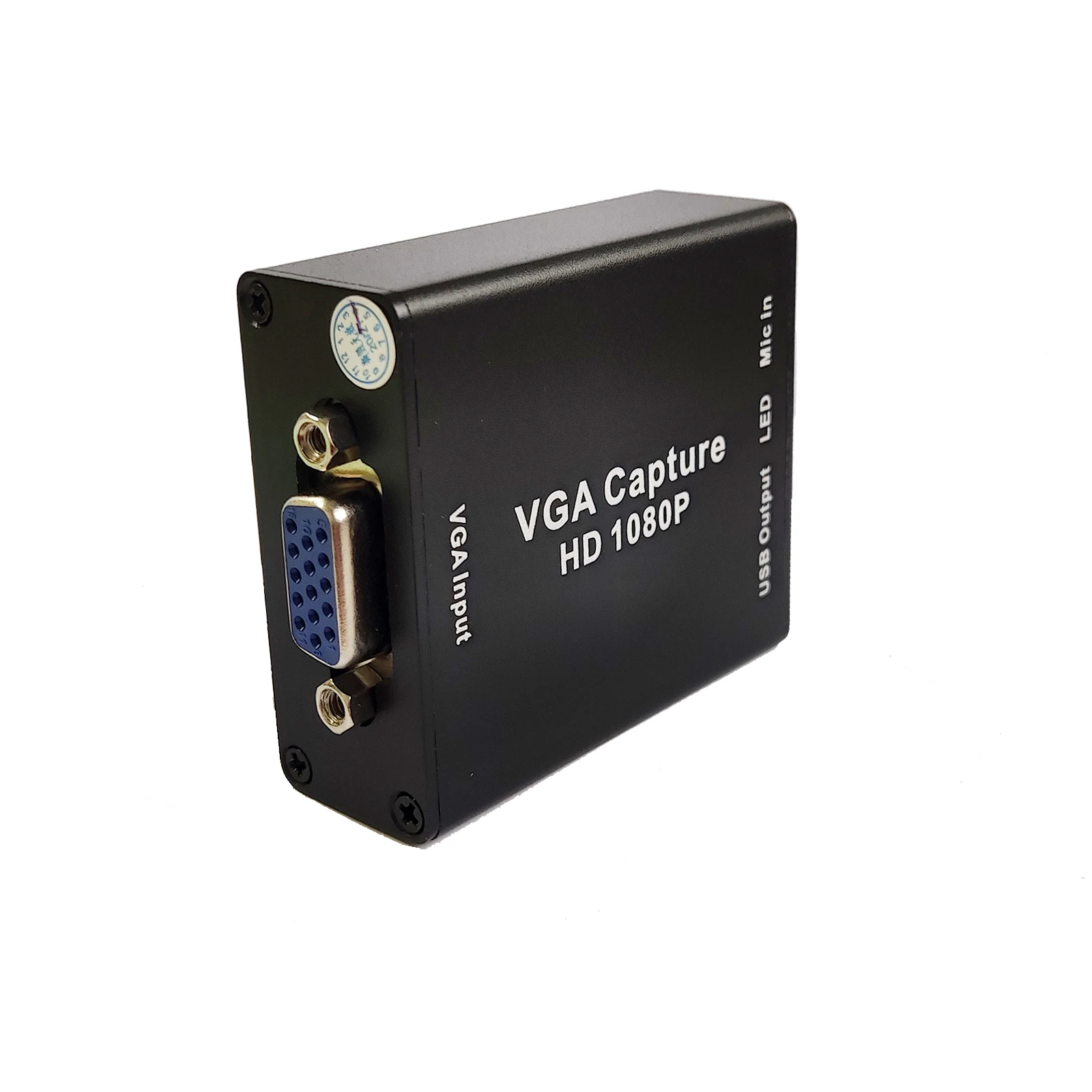 VGA to USB adapter converter with audio and video capture card 1080p Drive-free high-difinition picture quarity 4