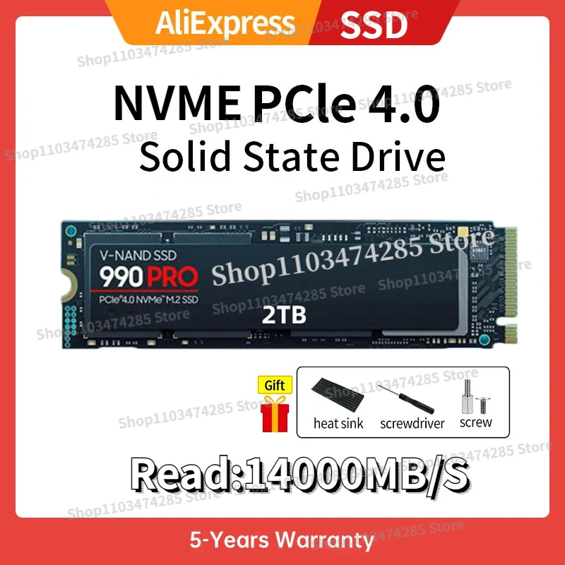 

Hard Drive Disk 14000MB/S Portable high speed high quality 4TB 2TB 1TB SSD Internal Solid State Drives for Laptop Desktop PS5