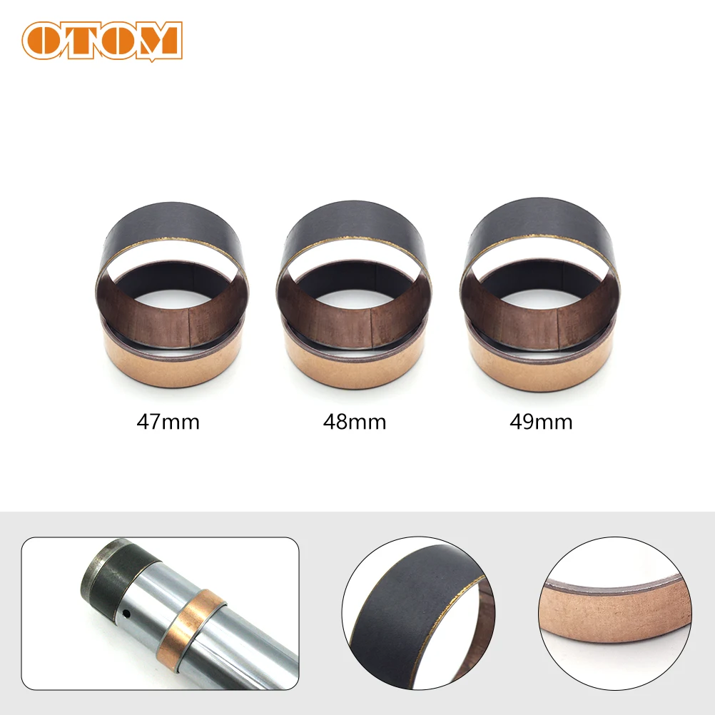 

Motocross 47mm 48mm 49mm Front Fork Bushing Shock Absorption Maintenance For EXC SX YZF WR GSXR RMZ KLX TE Dirt Bike Accessories