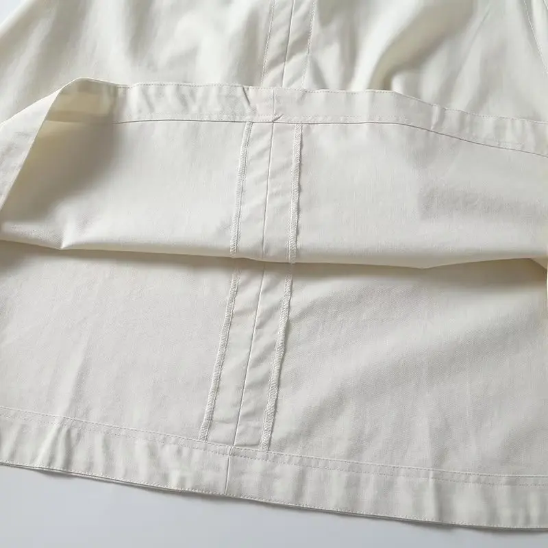 Jenny&Dave 2023 French Elegant White A-Line Skirt Women Autumn New Ladies Office Ladies High Waist Midi Skirt