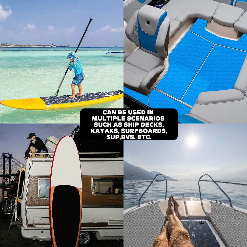 100/120x30/50cm Surfbrett-Traktionspad Zuschneidbares SUP-Traktionspad Rutschfeste Diamant-Grip-Matte Skimboard Paddleboard Zubehör – Detail 2