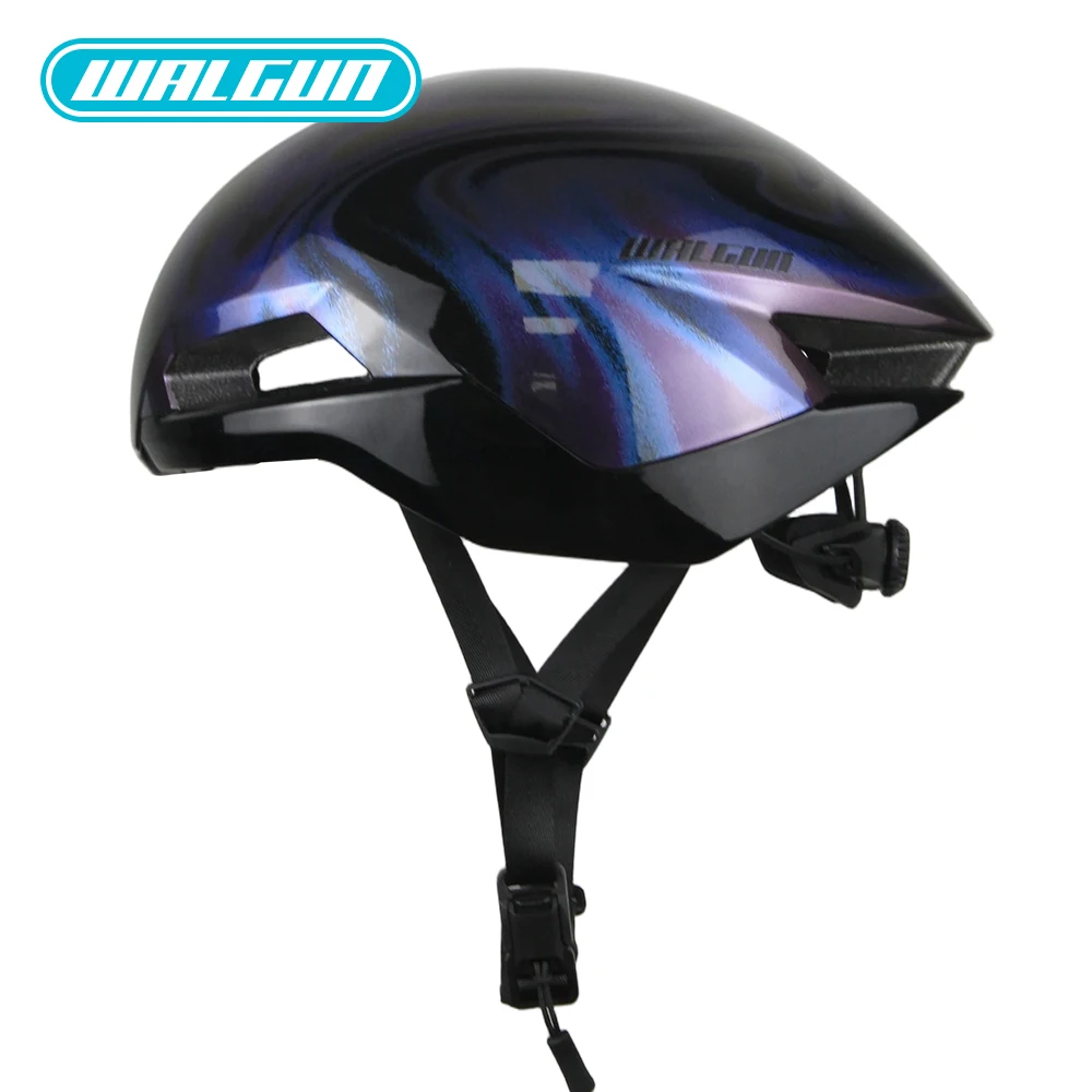 WALGUN Aero Fahrradhelm Rennrad-Helme für Erwachsene Männer Frauen Speed TT Ausrüstung Ultraleicht 280g 52-58cm Fahrradzubehör – Detail 9