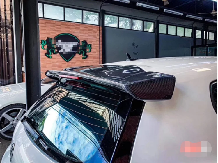 Auto Part Carbon Fiber Rear Roof Lip Spoiler Trunk Boot Wing Car Styling Fit For Volkswagen Vw Scirocco 2010 2011 2012 2013 2014 - Spoilers & Wings