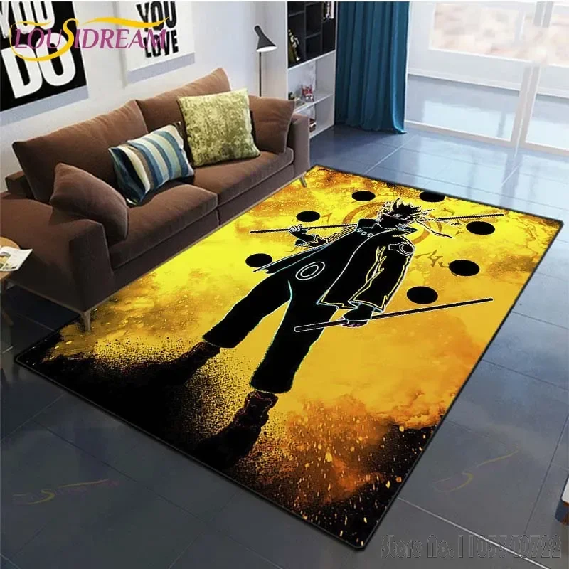 Famous Japanese N-Naruto Anime Rug Carpets 120x160cm Decor for Living Room Children's Bedroom Sofa Bathroom Kids Floor Mat 5