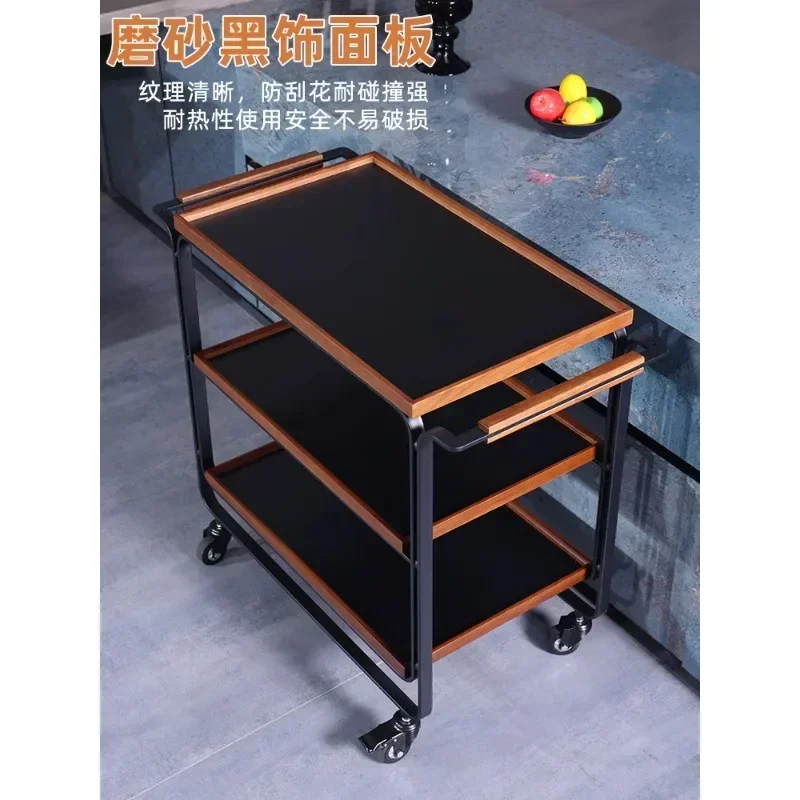 Hotel high-end service car Multifunctional catering car Restaurant serving delivery Mobile large cart Cake wine cart