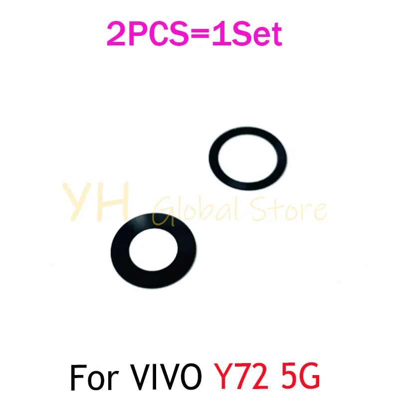 

20PCS For VIVO Y3 Y12 Y15 Y17 Y27 Y17S Y53S Y73S Y72 5G Back Rear Camera Lens Glass Cover With Adhesive Sticker Repair Parts