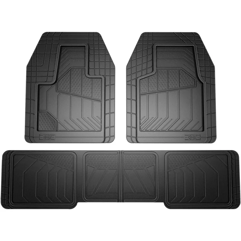 

Genuine Dickies Max Coverage Full Vehicle Rubber Floor Mat 5-piece Set Black, 80103WDI