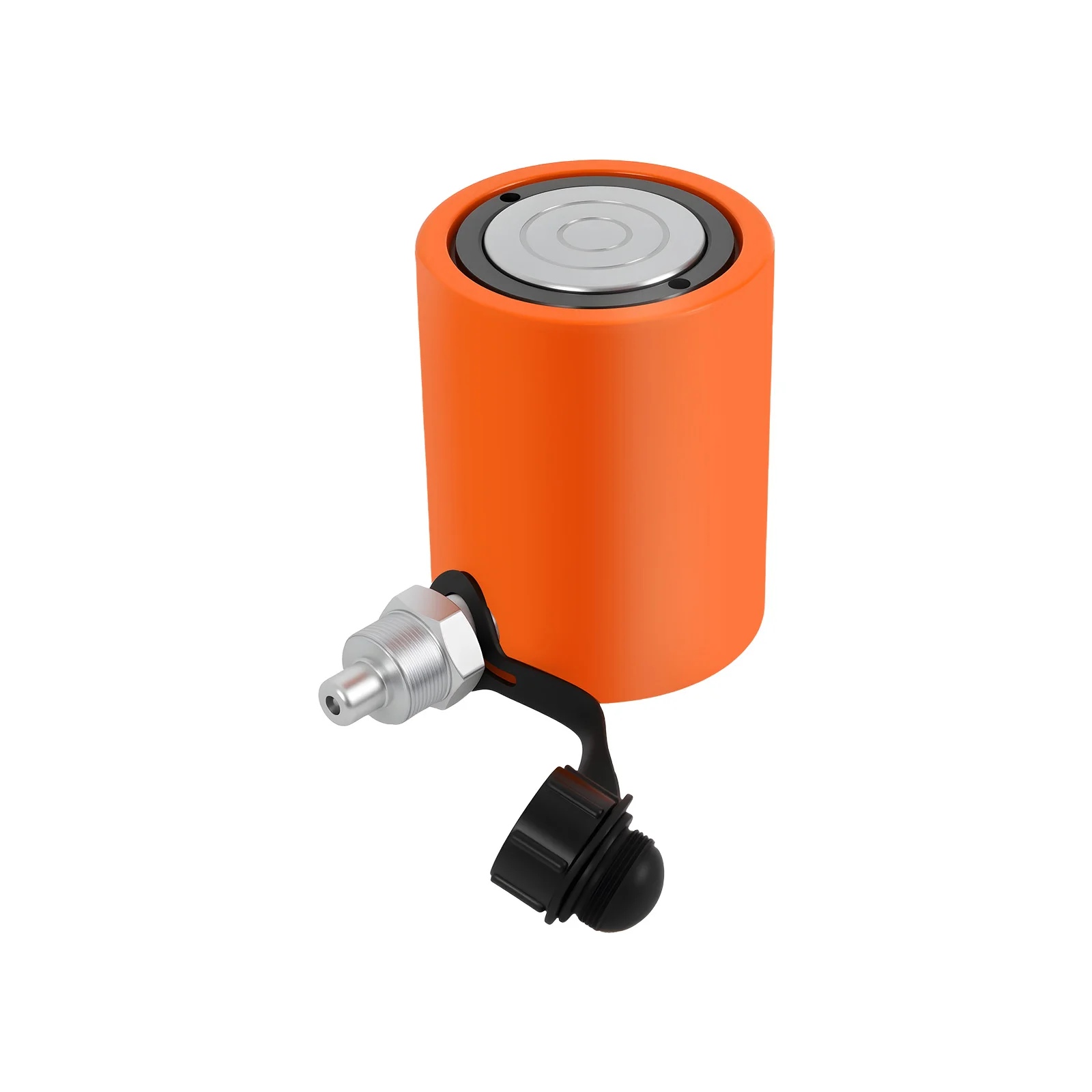 20T Hydraulic Cylinder Power Ram Mini Single Acting Lifting Cylinders with Hydraulic Hand Pump for Machinery Shipbuilding