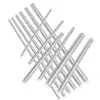304 Stainles Steel Full Threaded Rod Bolt M2 M2.5 M3 M4-M20 Length 250/500mm Full Metric Headless Bolt Thread Stud Rods Screws 2